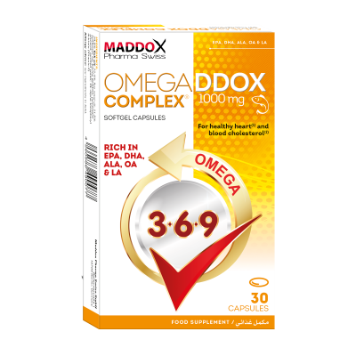 OMEGADDOX COMPLEX 1000 MG FOOD SUPPLEMENT 30 SOFTGELS CAPSULES